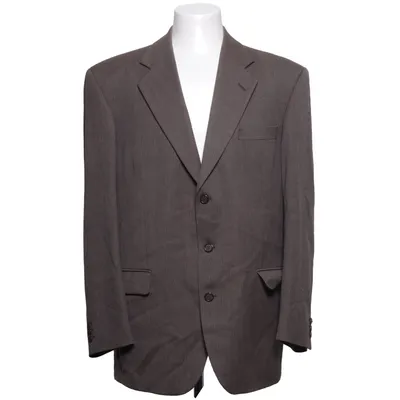 Blazer (Brown) from Sir Cotton, Polyester, Viscose, Wool