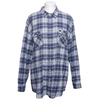 Flanellen overhemd (Blauw, Wit) van Arizona