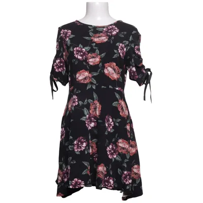 Jurk (Zwart, Meerkleurig) van Dorothy Perkins Katoen, Elastaan