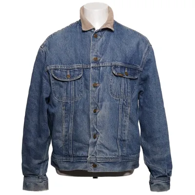 Gefütterte Jeansjacke (Blau, Rot) von Lee Baumwolle, Polyester