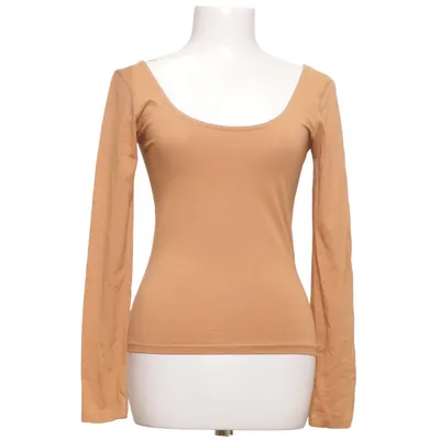 T-shirt à manches longues (Deep Round Neck Top) de Nicki x NA-KD Coton, Élasthane