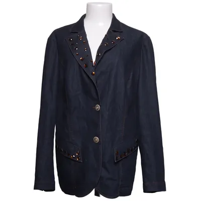 Jeansjacka (Blå) från Pompöös Bomull, Elastan, Polyester
