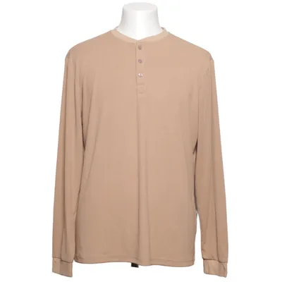 T-shirt manches longues (Beige) de Coofandy Élasthane, Polyester