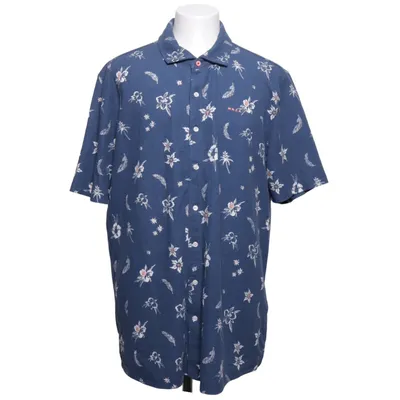 Kortärmad skjorta (Blå, Flerfärgad) från New Zealand Auckland Bomull, Återvunnen polyester