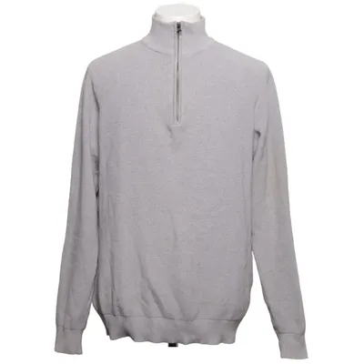 Strickpullover (Grau) von S.C.W. Made for you Recycelte Baumwolle, Recyceltes Polyester
