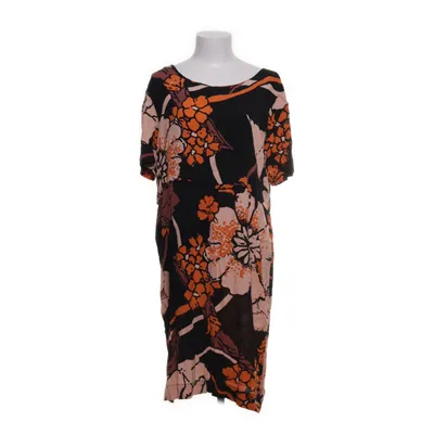 Jurk (Zwart, Oranje, Meerkleurig) van Ichi Viscose