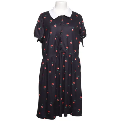 Dress (Black, White, Red) from Unique Vintage Elastane, Polyester, Viscose