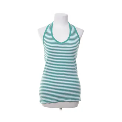 Halter neck top (Green, White) from EDC Brand