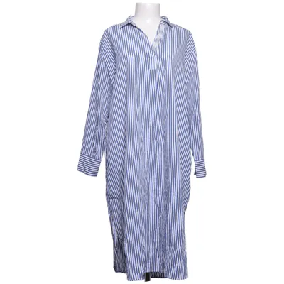 Robe chemise (Bleu, Blanc) de Emily van den Bergh Polyester
