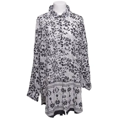 Tunique (Noir, Blanc) de Silk Road Coton biologique