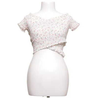 Crop top (Hvid, Flerfarvet) fra Blâshe Polyester