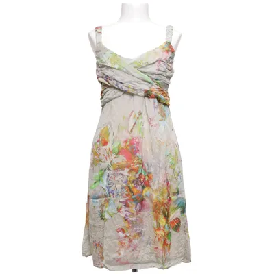 Robe (Beige, Multicolore) de Patrizia Dini Polyamide, Soie
