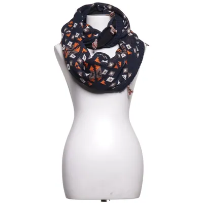 Tube scarf (Blue, Orange, White) from Euro-Star Cotton, Polyester