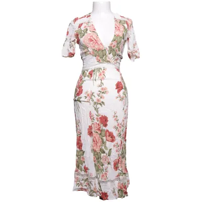 Kjole (Hvid, Flerfarvet) fra Reformation Viscose