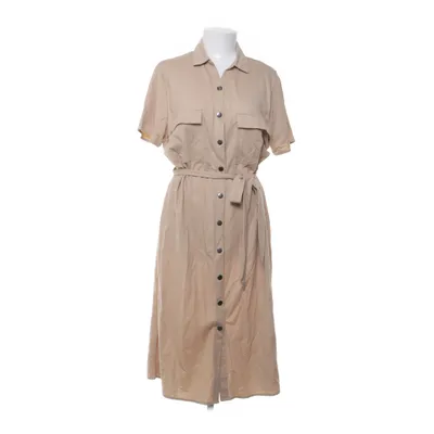 Skjortklänning (Beige) från VILA Clothes Polyamid, Viskos