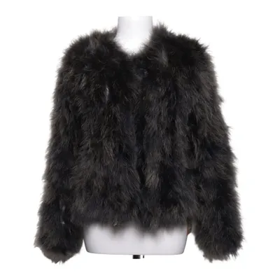 Veste en fourrure (Gris, Noir) de Style Butler Polyester