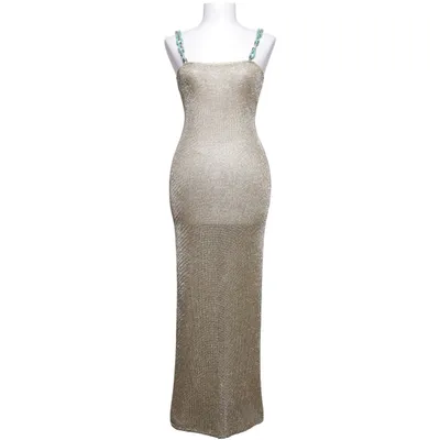 Maxi jurk (Goud) van Missguided