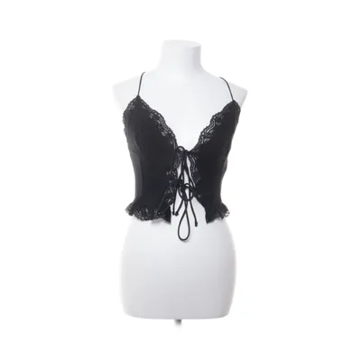 Crop top (Black) from Zara Elastane, Polyamide