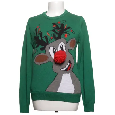 Christmas sweater (Green, Multicolored) from Rusta Acrylic