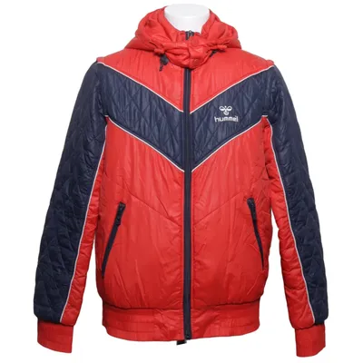 Træningsjakke (Rød, Blå, Flerfarvet) fra Hummel Nylon, Polyester