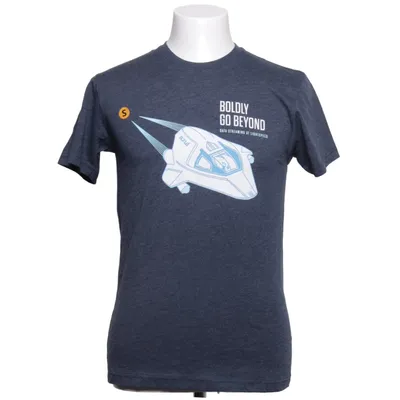 T-shirt (Blå) fra Next Level Apparel Bomuld, Polyester