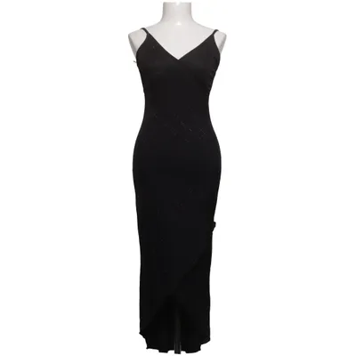 Maxikjole (Sort) fra Naked Eyes Elastan, Polyester