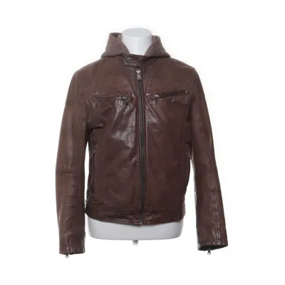 Leren jack (Bruin) van Gipsy Katoen, Polyester, Leer