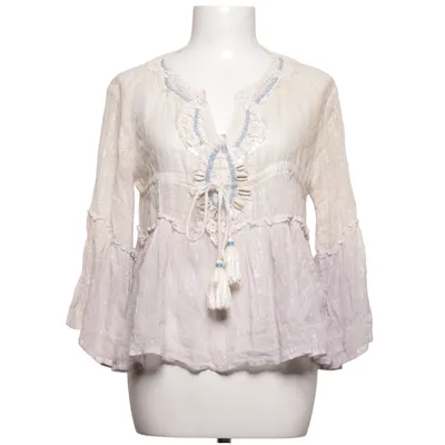 Blouse (Beige, Purple) from Isla Bonita Cotton