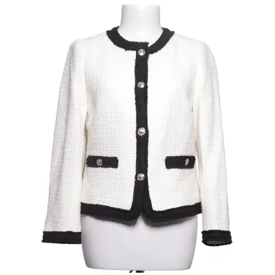 Blazer (Hvid, Flerfarvet) fra H&M Modern Classic Akryl, Polyester, Uld, Viscose