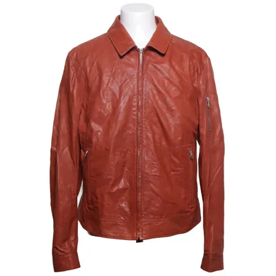 Veste en cuir (Marron) de Elle Coton, Cuir, Viscose