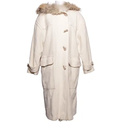 Duffle coat (Beige) de Johan Skoglund Polyester, Viscose, Laine