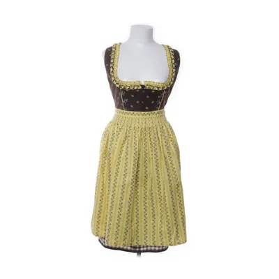 Dirndl (Brun, Gul, Flerfärgad) från Stockerpoint Bomull, Polyester