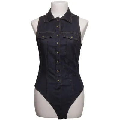 Body (Blå) från Zara Bomull, Elastan, Polyester