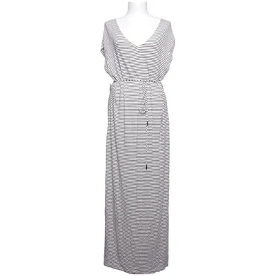 Maxi dress (Black, White) from H&M Basic Elastane, Viscose
