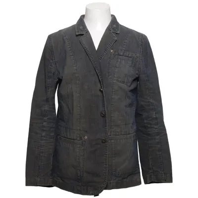 Blazer (Blue) from Zara Jeans Cotton, Polyester
