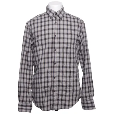 Flanellskjorta (Grå, Svart, Beige) från Carl William Bomull