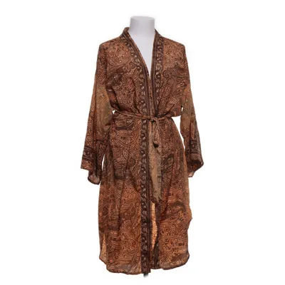 Kaftan (Brown, Multicolored) Polyester, Silk