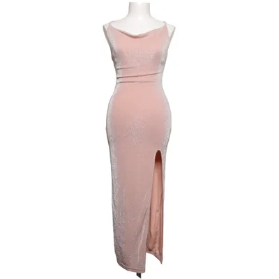 Maxi jurk (Roze) van Luvalot Katoen, Polyester