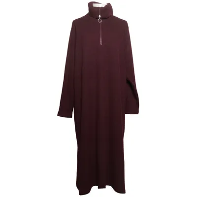 Rollkragenkleid (Lila) von JYOTHI Polyester, Viskose
