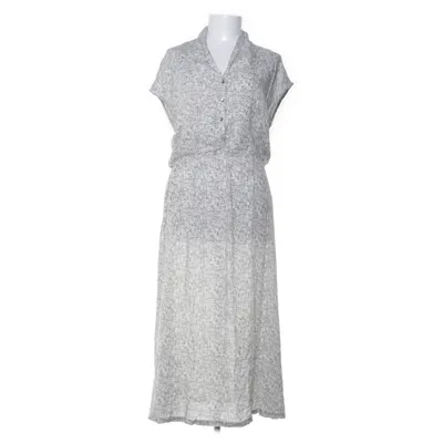 Långklänning (Vit, Grå) från Vintage by Fe Viskos