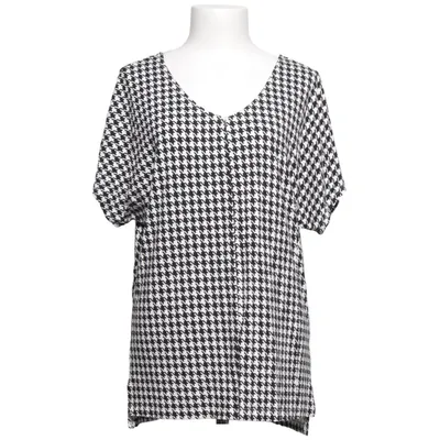 Top (Zwart, Wit) van Flash Woman City Elastaan, Viscose