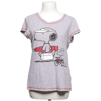 T-shirt (Gris) de Snoopy Coton, Viscose