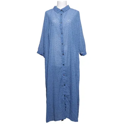 Skjortklänning (Blå, Svart) från Zizzi Återvunnen polyester