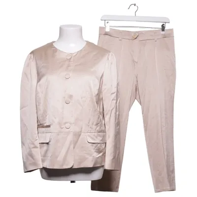 Jakkesæt (Beige) fra René Lezard Bomuld, Elastan, Viscose