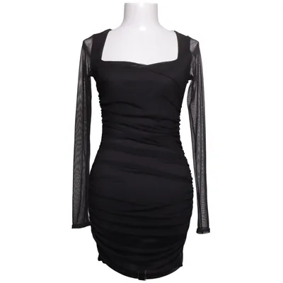 Jurk (Zwart) van Boohoo Elastaan, Polyester
