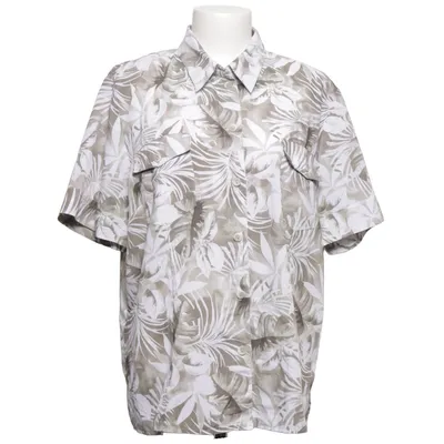 Korte mouwen shirt (Beige, Wit) van Avitano Katoen, Polyester