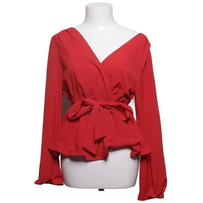 Slå-om bluse (Rød) fra Oeuvre Polyester
