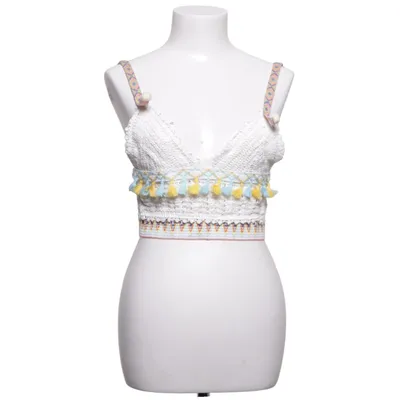 Haltertop (Wit, Meerkleurig) van Azara Katoen, Polyester