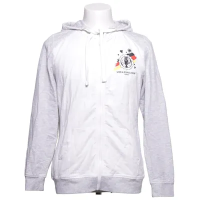 Hoodie (White, Gray) from Euro Cotton, Polyester, Viscose
