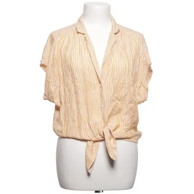 Chemise à manches courtes (Jaune, Blanc) de L.O.G.G by H&M Modal, Viscose
